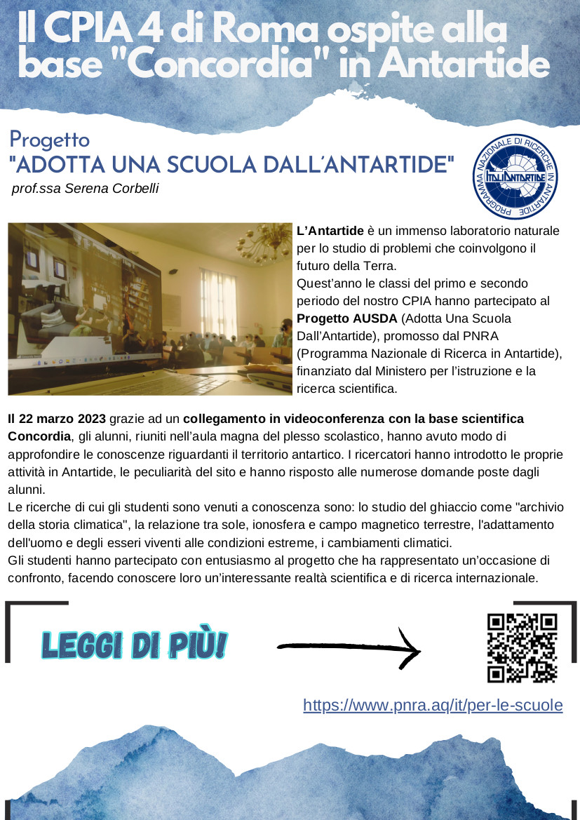 Progetto ANTARTITE CORBELLI CPIA 4 2023 2